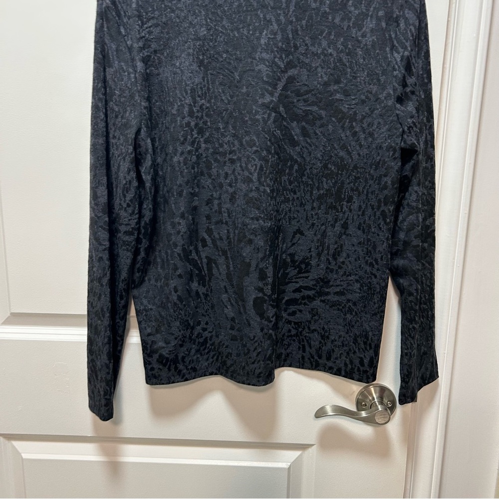 Simply Vera Vera Wang Womens Top Gray Long Sleeve Knit Size Large - Picture 5 of 16